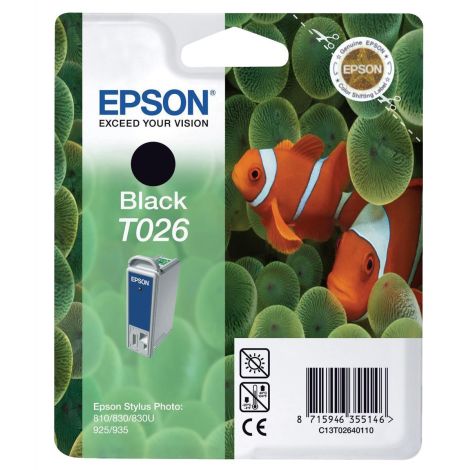 Cartridge Epson T026, černá (black), originál