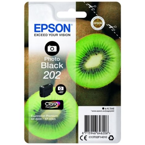 Cartridge Epson 202, foto černá (photo black), originál