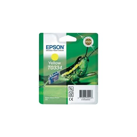 Cartridge Epson T0334, žlutá (yellow), originál