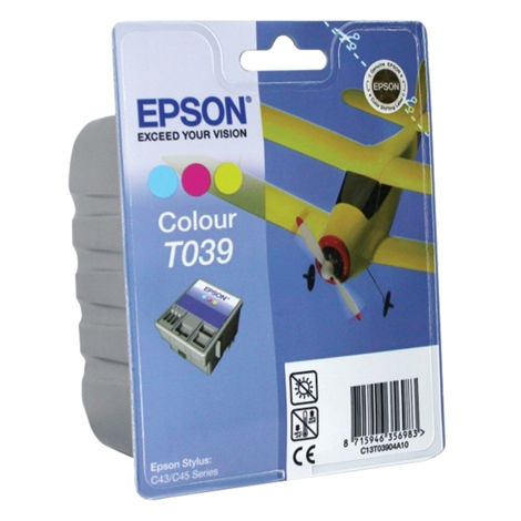 Cartridge Epson T039, barevná (tricolor), originál