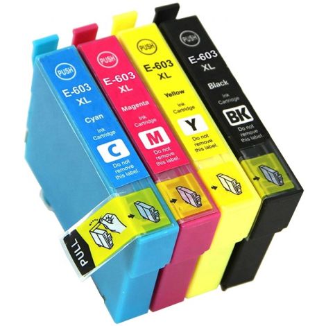 Cartridge Epson 603 XL, C13T03A64010, CMYK, čtyřbalení, multipack, alternativní