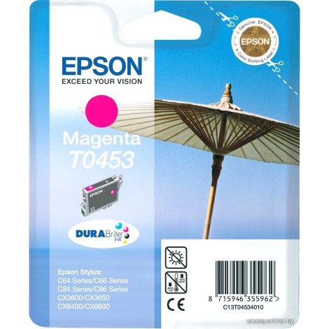 Cartridge Epson T0443, purpurová (magenta), originál