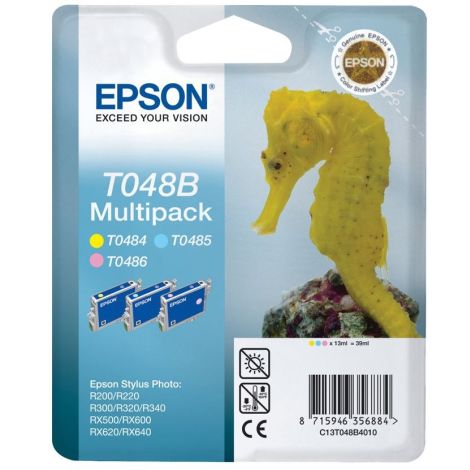 Cartridge Epson T048B, Y + LC + LM, trojbalení, multipack, originál