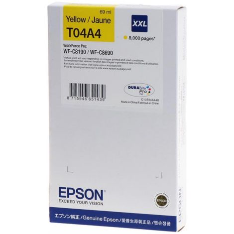 Cartridge Epson T04A4 XXL, C13T04A440, žlutá (yellow), originál