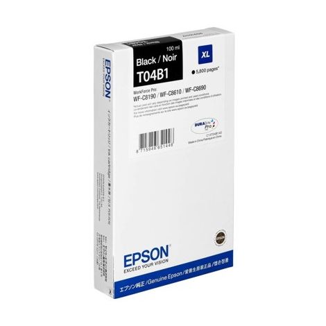 Cartridge Epson T04B1 XL, C13T04B140, černá (black), originál