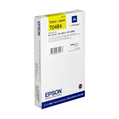 Cartridge Epson T04B4 XL, C13T04B440, žlutá (yellow), originál