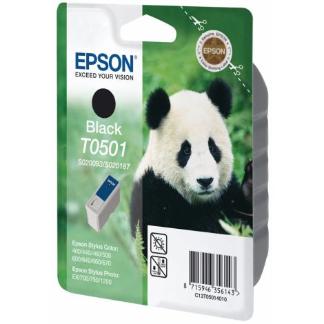 Cartridge Epson T0501, černá (black), originál