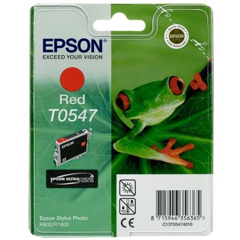 Cartridge Epson T0547, červená (red), originál