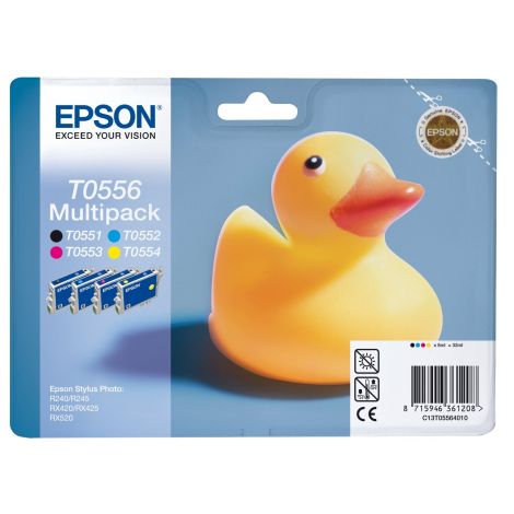 Cartridge Epson T0556, CMYK, čtyřbalení, multipack, originál