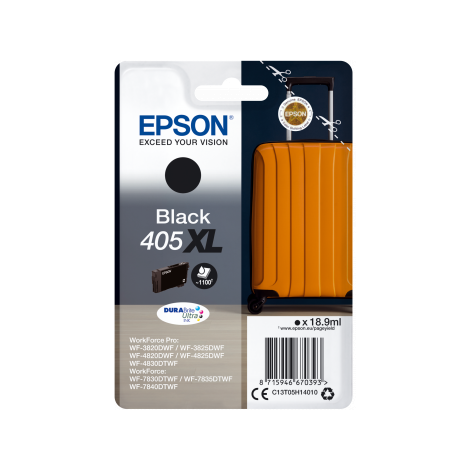 Cartridge Epson 405XL, T05H1, C13T05H14010, černá (black), originál