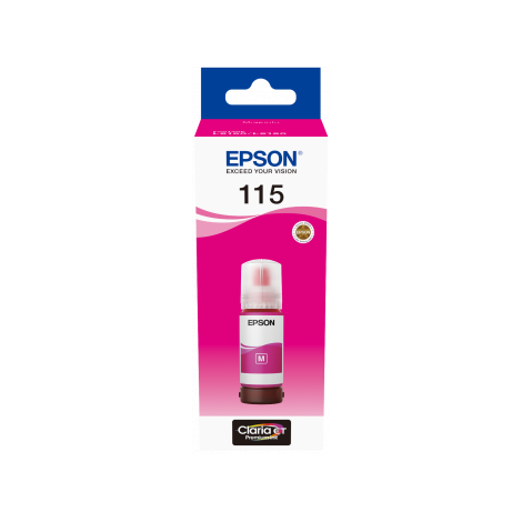 Cartridge Epson 115, T07D3, C13T07D34A, purpurová (magenta), originál