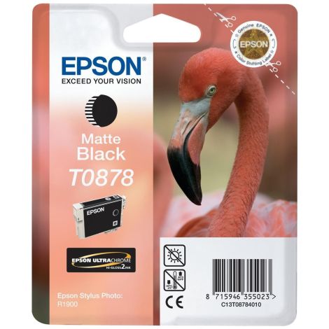 Cartridge Epson T0878, matná černá (matte black), originál