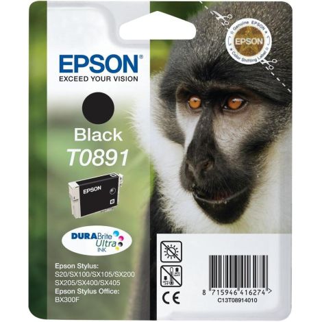 Cartridge Epson T0891, černá (black), originál