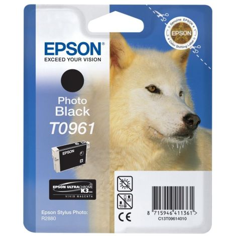 Cartridge Epson T0961, foto černá (photo black), originál