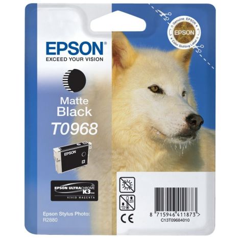 Cartridge Epson T0968, matná černá (matte black), originál