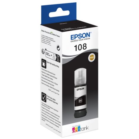 Cartridge Epson 108, T09C1, C13T09C14A, černá (black), originál