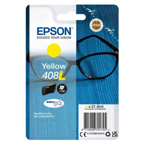 Cartridge Epson 408L, C13T09K44010, T09K440, žlutá (yellow), originál