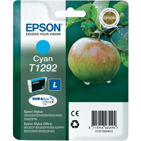 Cartridge Epson T1292, C13T12924012, azurová (cyan), originál