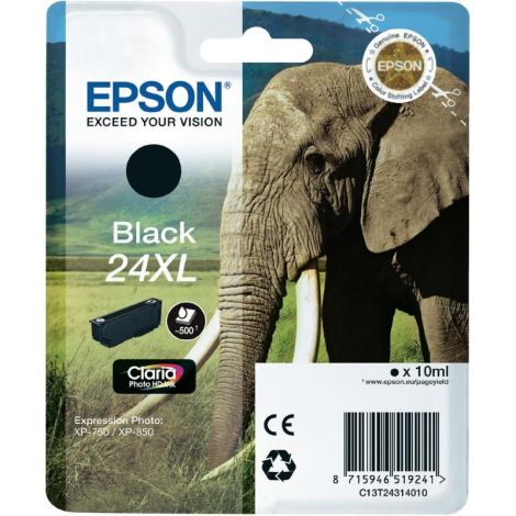 Cartridge Epson T2431 (24XL), C13T24314012, černá (black), originál