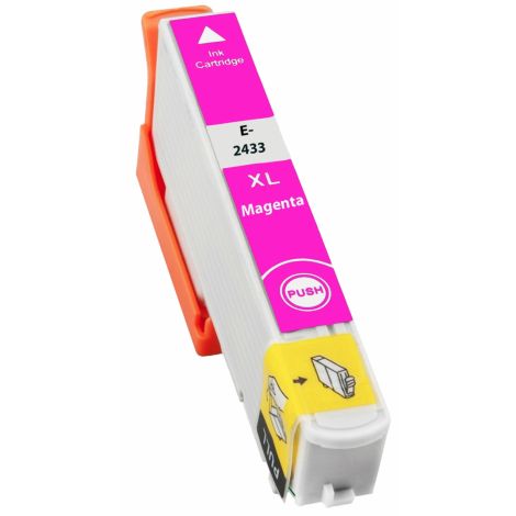 Cartridge Epson T2433 (24XL), C13T24334012, purpurová (magenta), alternativní