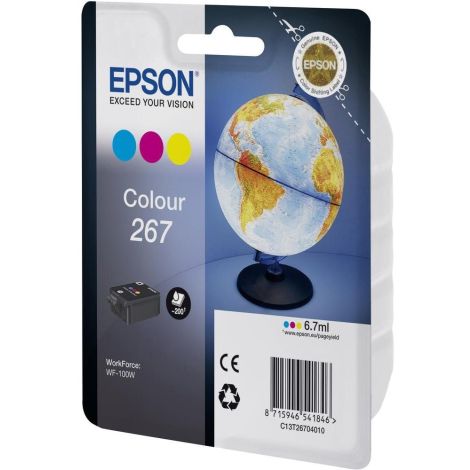 Cartridge Epson 267, T2670, barevná (tricolor), originál