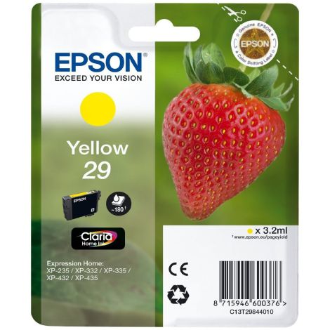 Cartridge Epson T2984 (29), C13T29844012, žlutá (yellow), originál