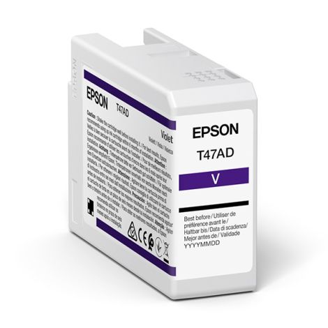 Cartridge Epson T47AD, C13T47AD00, fialová (purple), originál