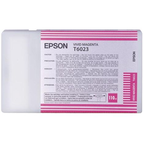 Cartridge Epson T6023, purpurová (magenta), originál