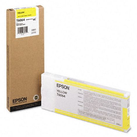 Cartridge Epson T6064, žlutá (yellow), originál