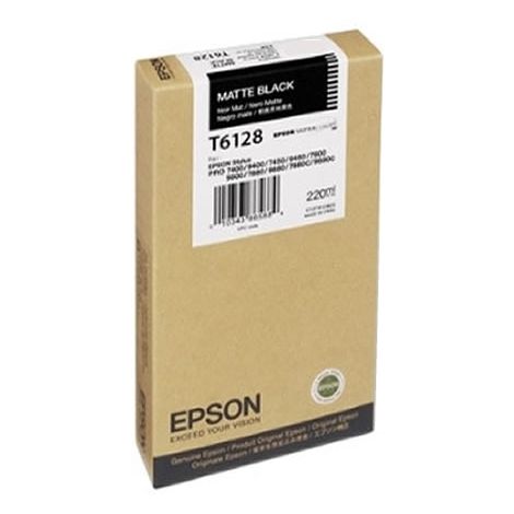 Cartridge Epson T6128, matná černá (matte black), originál