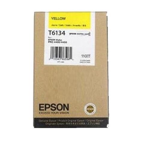 Cartridge Epson T6134, žlutá (yellow), originál