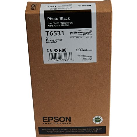 Cartridge Epson T6531, černá (black), originál