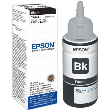 Cartridge Epson T6641, černá (black), originál