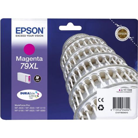 Cartridge Epson T7903 (79XL), purpurová (magenta), originál