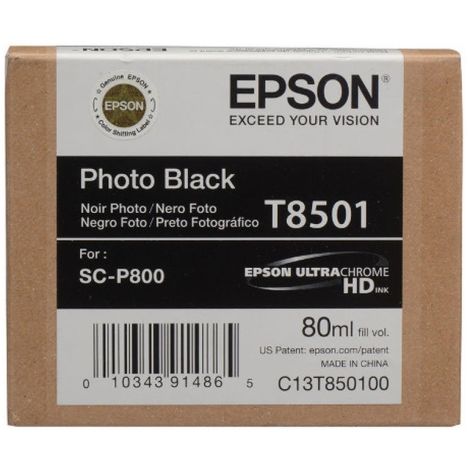 Cartridge Epson T8501, foto černá (photo black), originál