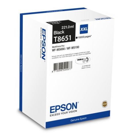 Cartridge Epson T8651, černá (black), originál