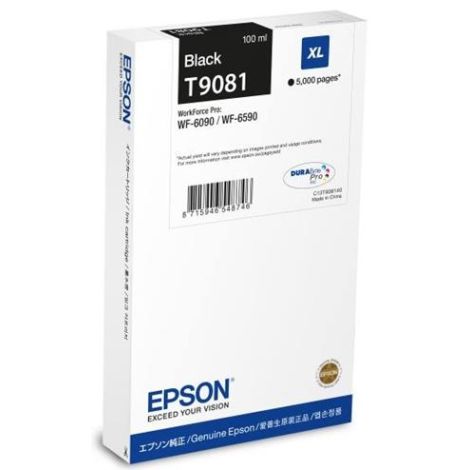 Cartridge Epson T9081, černá (black), originál