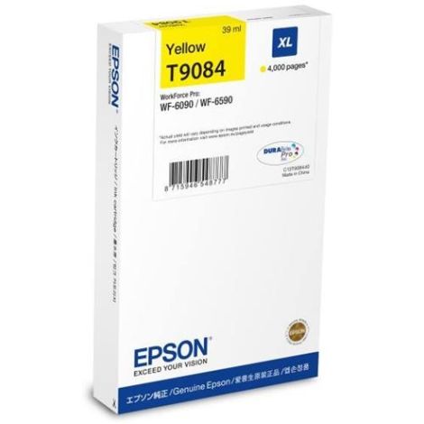 Cartridge Epson T9084, žlutá (yellow), originál