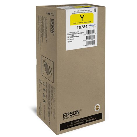 Cartridge Epson T9734, C13T973400, žlutá (yellow), originál