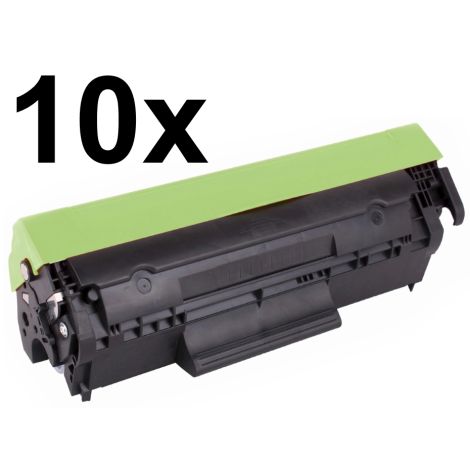 Toner 10 x HP CF283A (83A), desetibalení, černá (black), alternativní