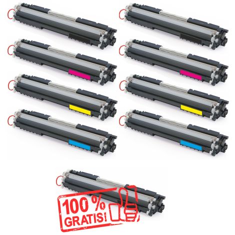 Toner 2 x HP CE310A, CE311A, CE312A, CE313A (126A) + CE310A ZDARMA, multipack, alternativní