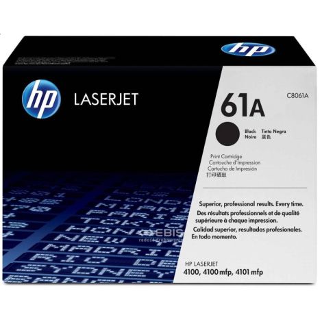 Toner HP C8061A (61A), černá (black), originál