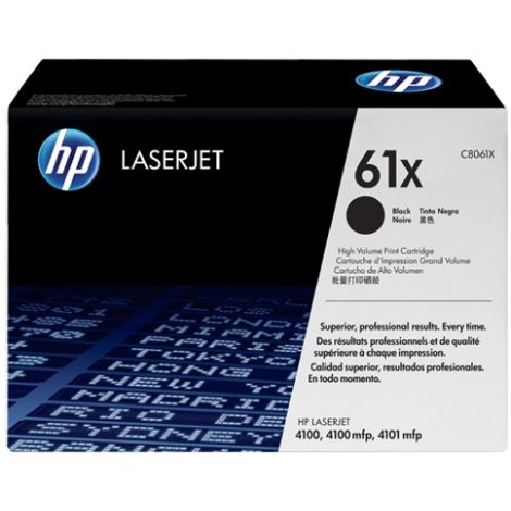 Toner HP C8061X (61X), černá (black), originál