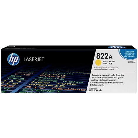 Toner HP C8552A (822A), žlutá (yellow), originál