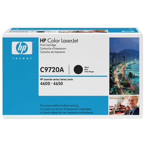 Toner HP C9720A (641A), černá (black), originál