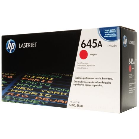 Toner HP C9733A (645A), purpurová (magenta), originál