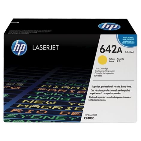 Toner HP CB402A (642A), žlutá (yellow), originál