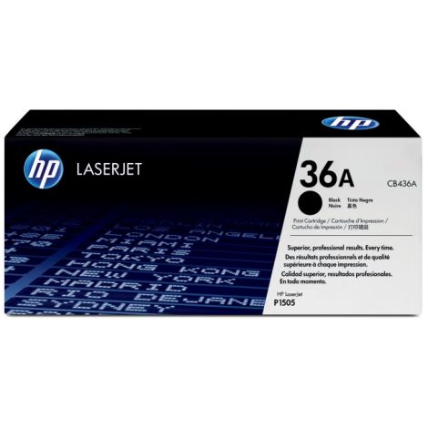 Toner HP CB436A (36A), černá (black), originál