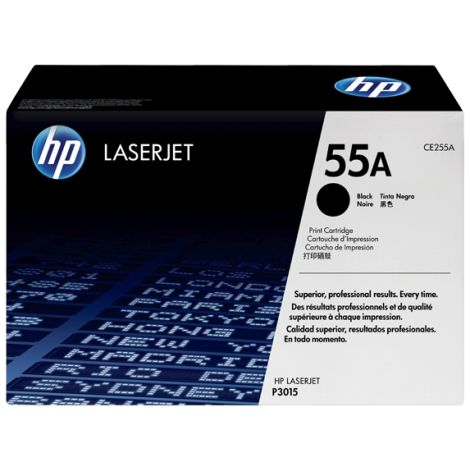 Toner HP CE255A (55A), černá (black), originál