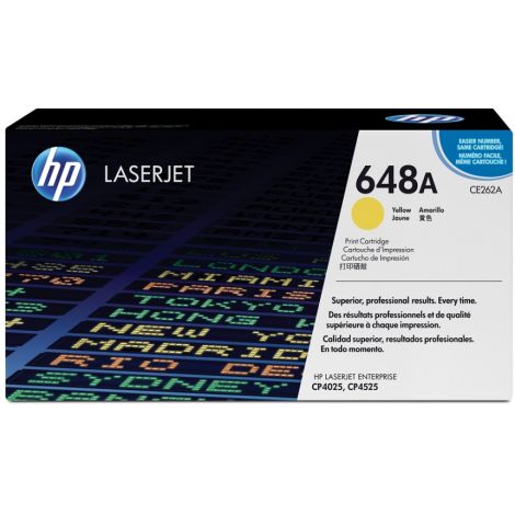 Toner HP CE262A (648A), žlutá (yellow), originál